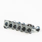 Allparts Top Tier 6 in-line keys w/ oval button set view chrome
