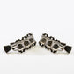 Allparts Top Lock 3x3 locking keys with keystone button set nickel 