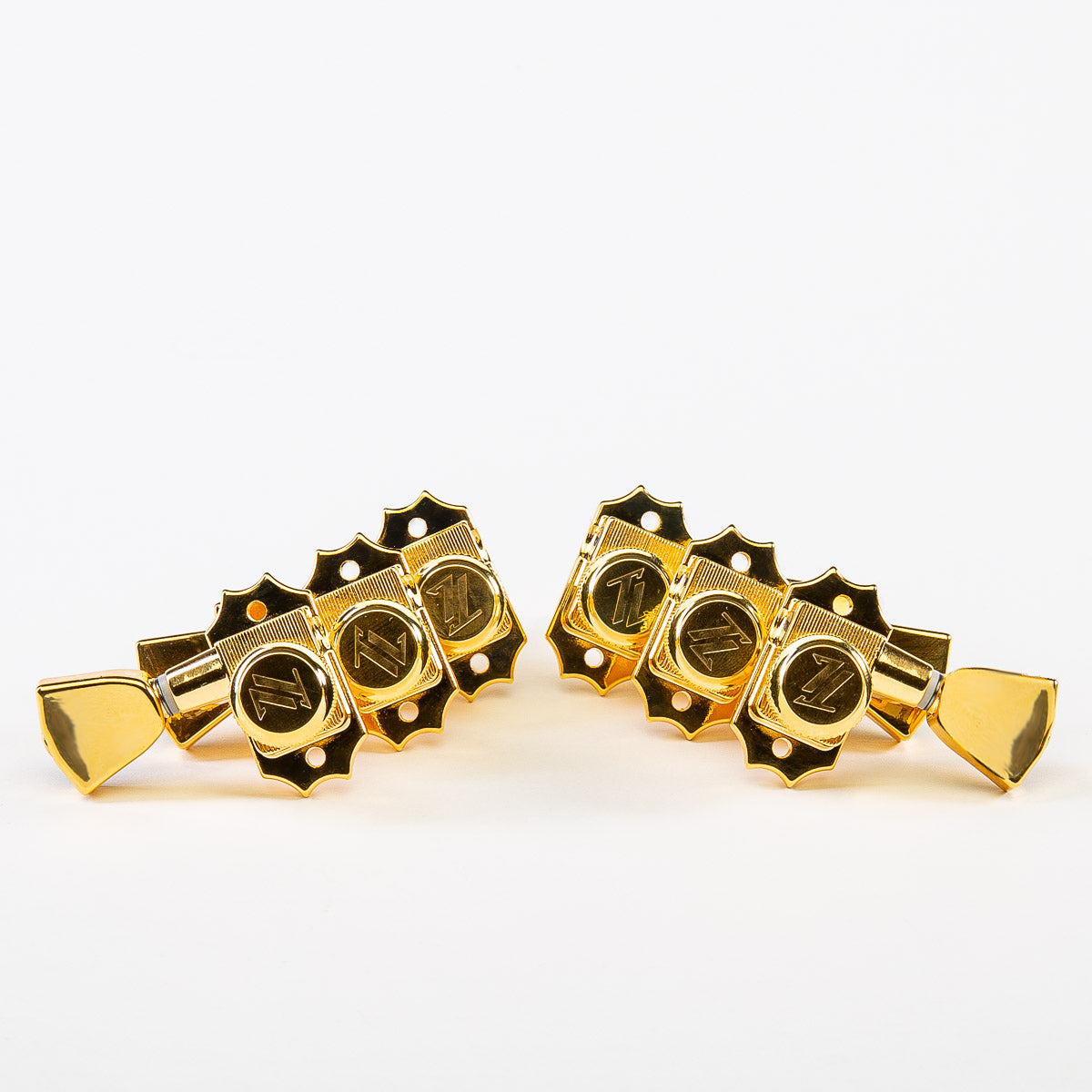 Allparts Top Lock 3x3 locking keys with keystone button set gold