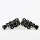Allparts Top Lock 3x3 locking keys with keystone button set black