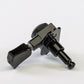 Allparts Top Lock 3x3 locking keys with keystone button single back view black