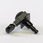 Allparts Top Lock 6 in-line staggered post locking keys w/ oval button single back view black