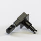 Allparts Top Tier 6 in-line staggered post keys w/ oval button single back view black