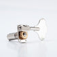 single bass key front view chrome