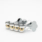 4 in line bass key set chrome