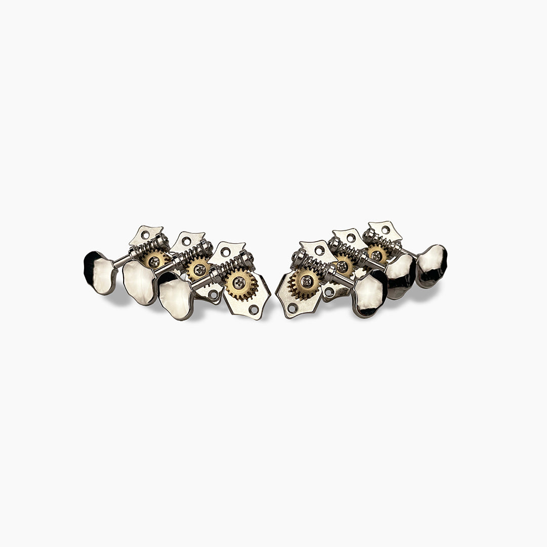 Allparts Top Tier open gear set view nickel