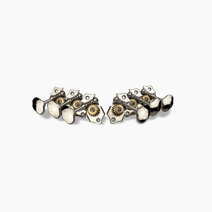 Allparts Top Tier open gear set view nickel