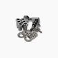 Allparts Top Tier modern 6IL single back view with hardware chrome