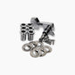 Allparts Top Tier single key back and hardware view chrome