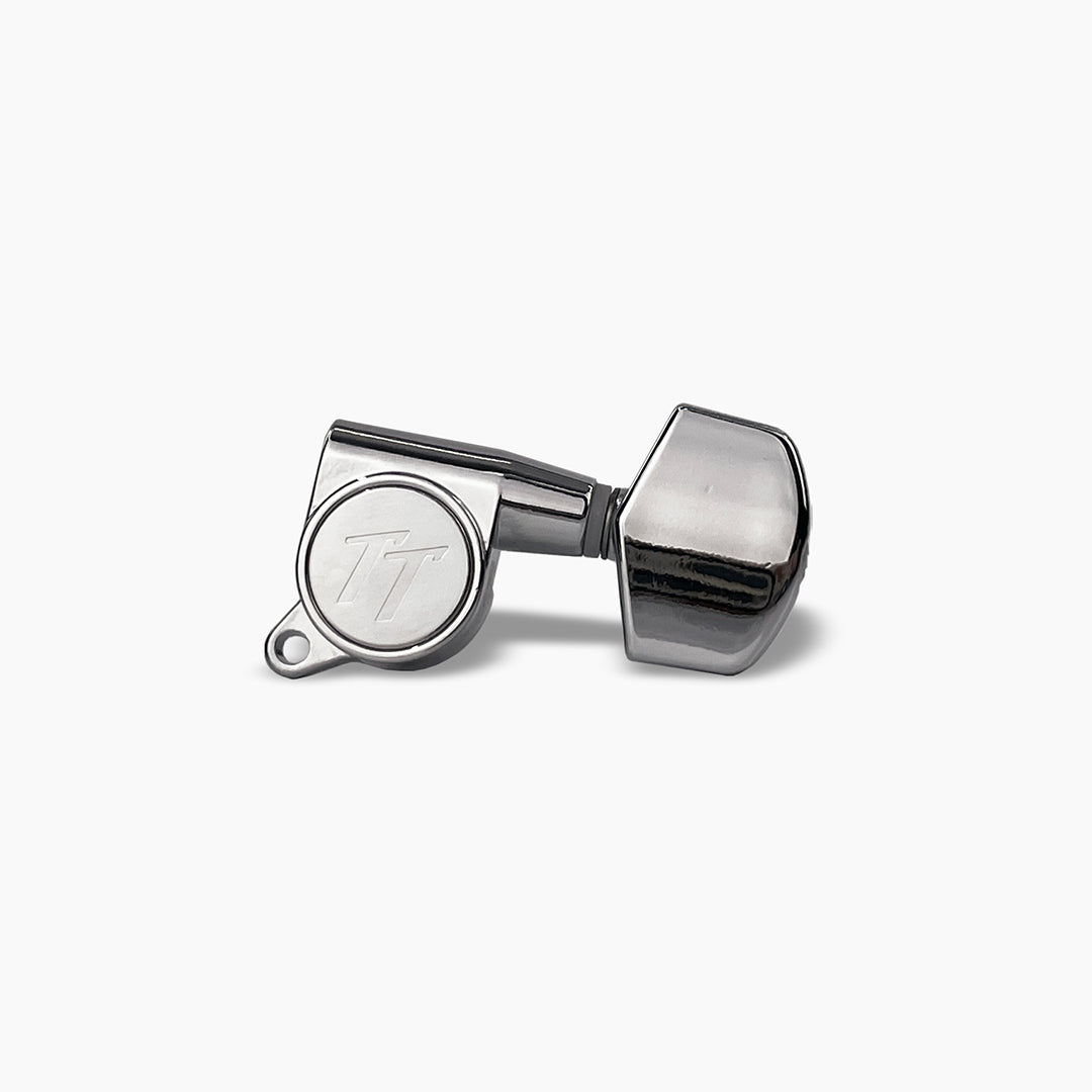Allparts Top Tier single key front view chrome