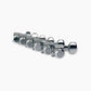 Allparts Top Lock locking tuner set view chrome
