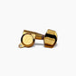 Allparts Top Lock locking tuner single front view gold