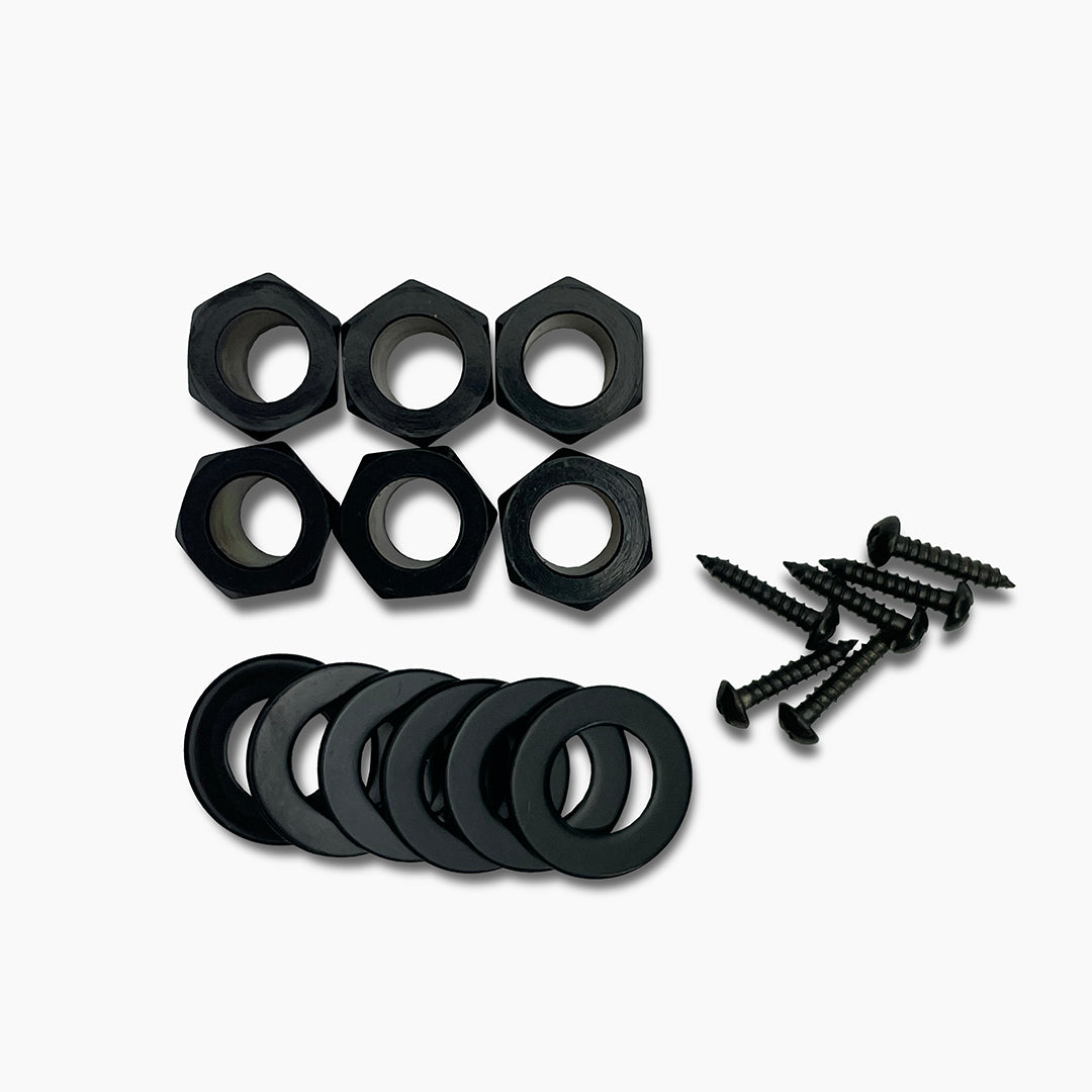 Allparts Top Lock Modern hardware view black