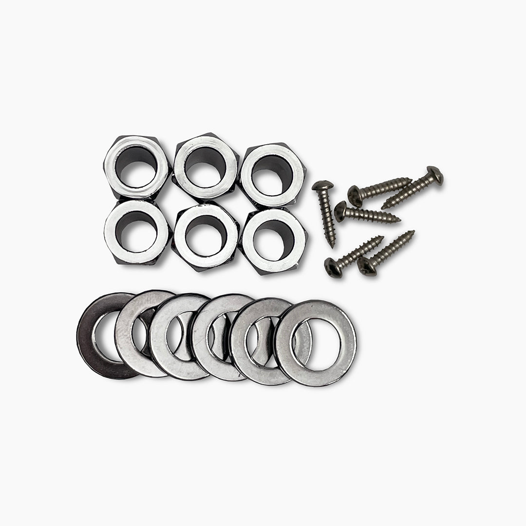 Allparts Top Lock Modern hardware view chrome