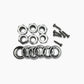 Allparts Top Tier hardware set view chrome