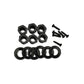 Allparts Top Tier hardware set view black