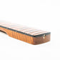 ap select tribute tom sawyer roasted AAA+ maple bass neck angled heel view