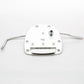 halon jazzmaster vibrato with hardware front view satin chrome