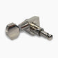 Allparts Top Lock Modern mid sized locking single back view nickel