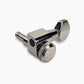 Allparts Top Lock Modern mid sized locking single front view nickel