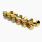 Allparts Top Lock Modern mid sized locking front view gold