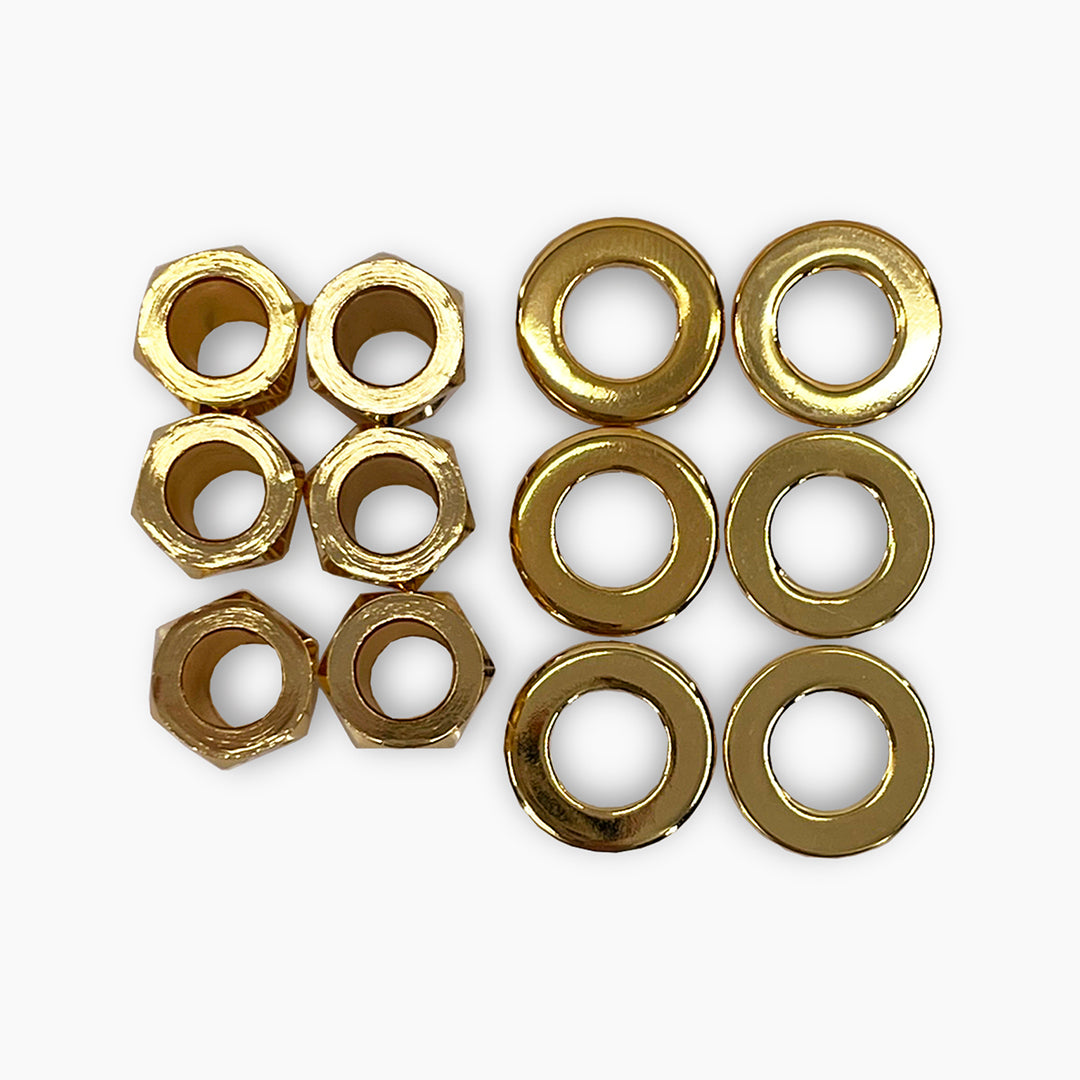 Allparts Top Lock Modern hardware kit gold