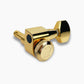 Allparts Top Lock Modern mid sized locking single front view gold