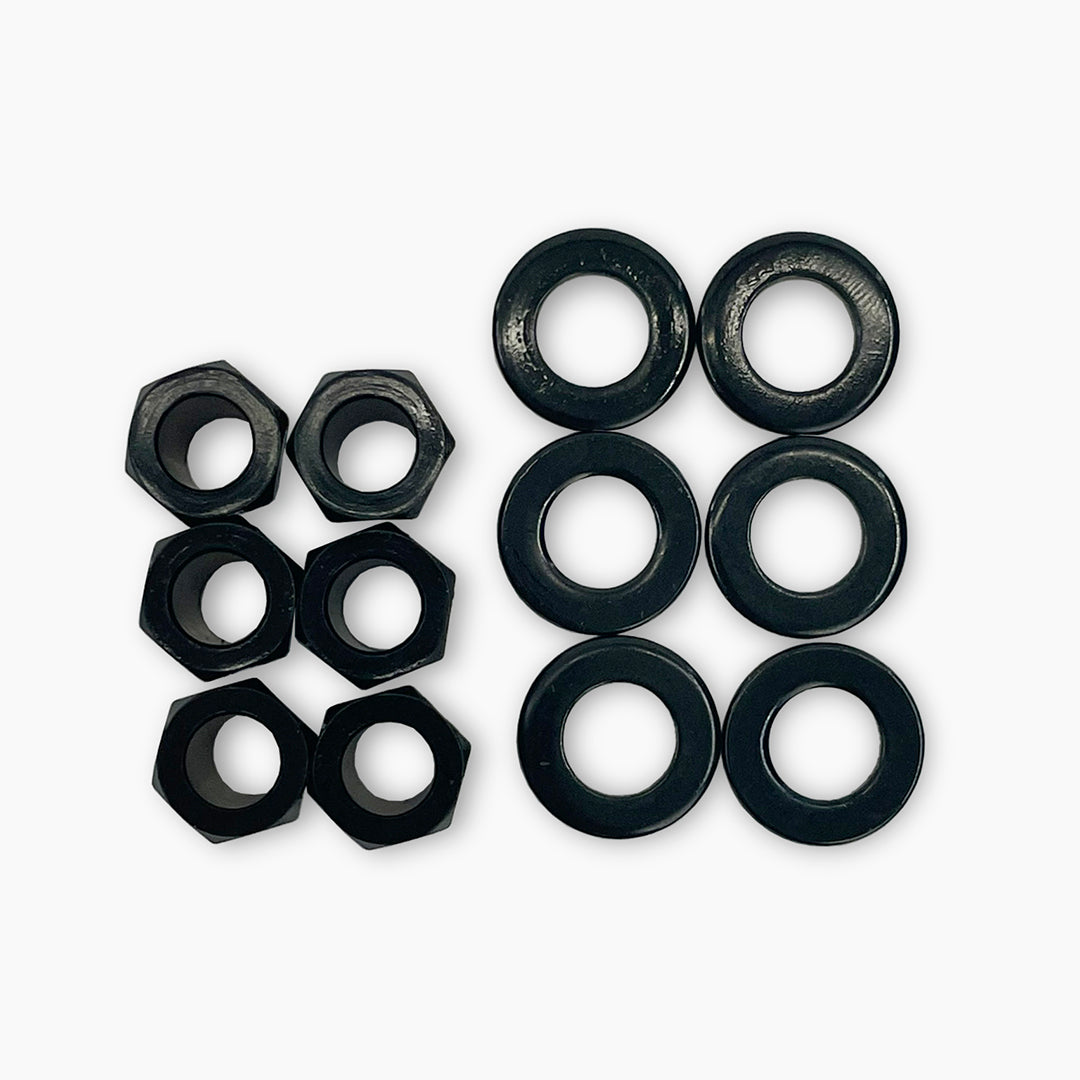 Allparts Top Lock Modern hardware kit black