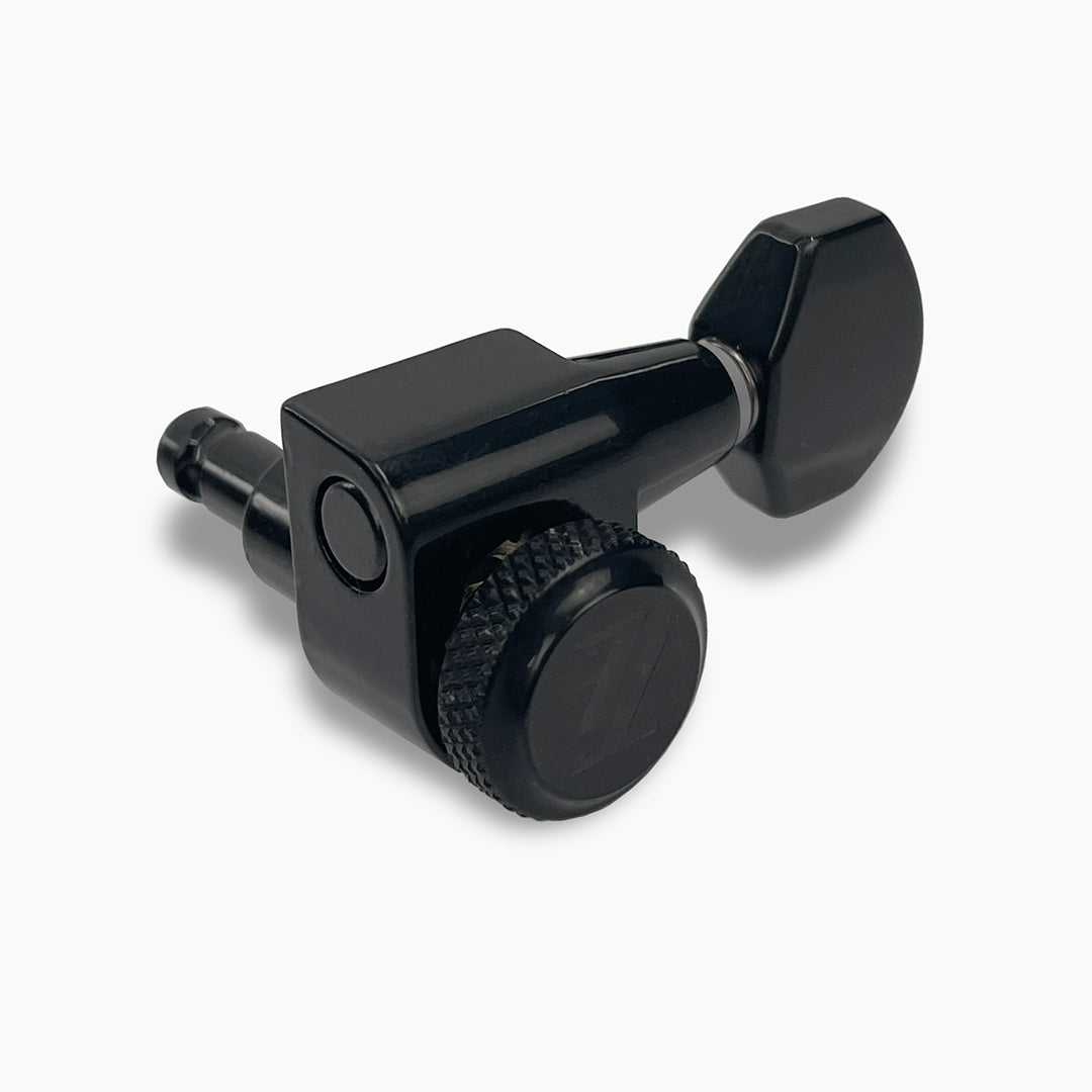 Allparts Top Lock Modern mid sized locking single front view black