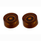 plain amber knob with no markings 