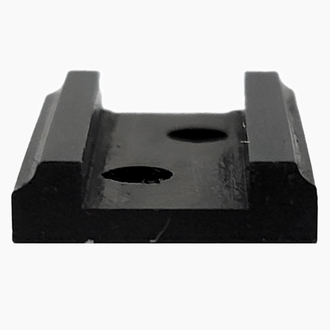 straight front view of Fret Tang Cutter Guide Plate