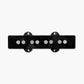 Razor® Mangetsu Full Moon Neck Pickup for Jazz Bass® - Black