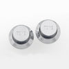 Allparts Plastic Tone Knobs for Strat (2 pcs) - Chrome plated plastic