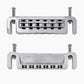 two chrome badass Wraparound bridges front and back