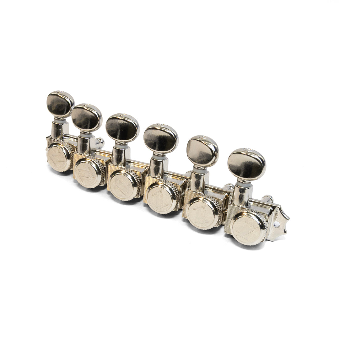 Allparts Top Lock Vin-Mod 6-in-line Locking Tuning Keys - Set - Nickel
