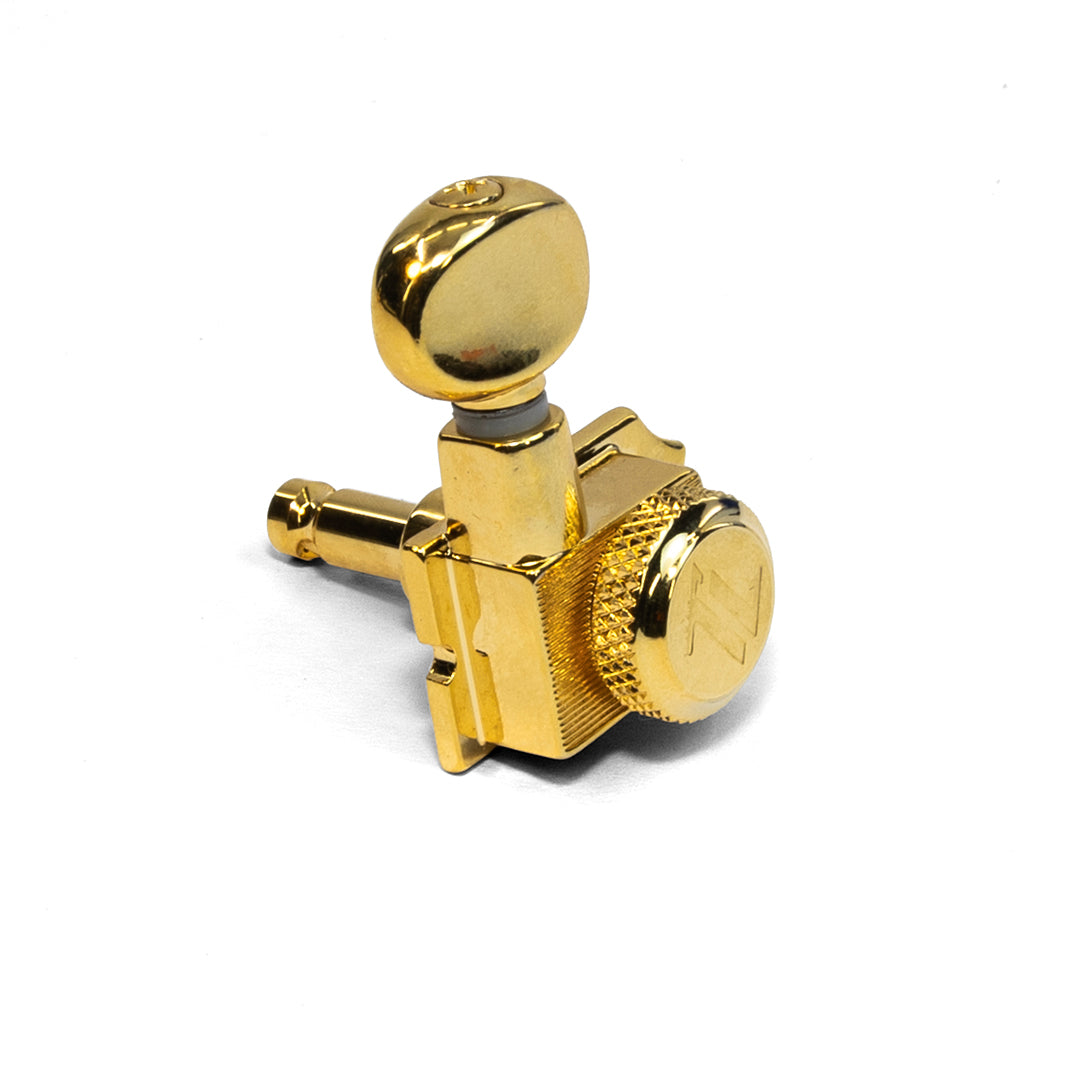 Allparts Top Lock Vin-Mod 6-in-line Locking Tuning Keys - Lock Wheel - Gold