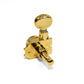 Allparts Top Lock Vin-Mod 6-in-line Locking Tuning Keys - Post - Gold