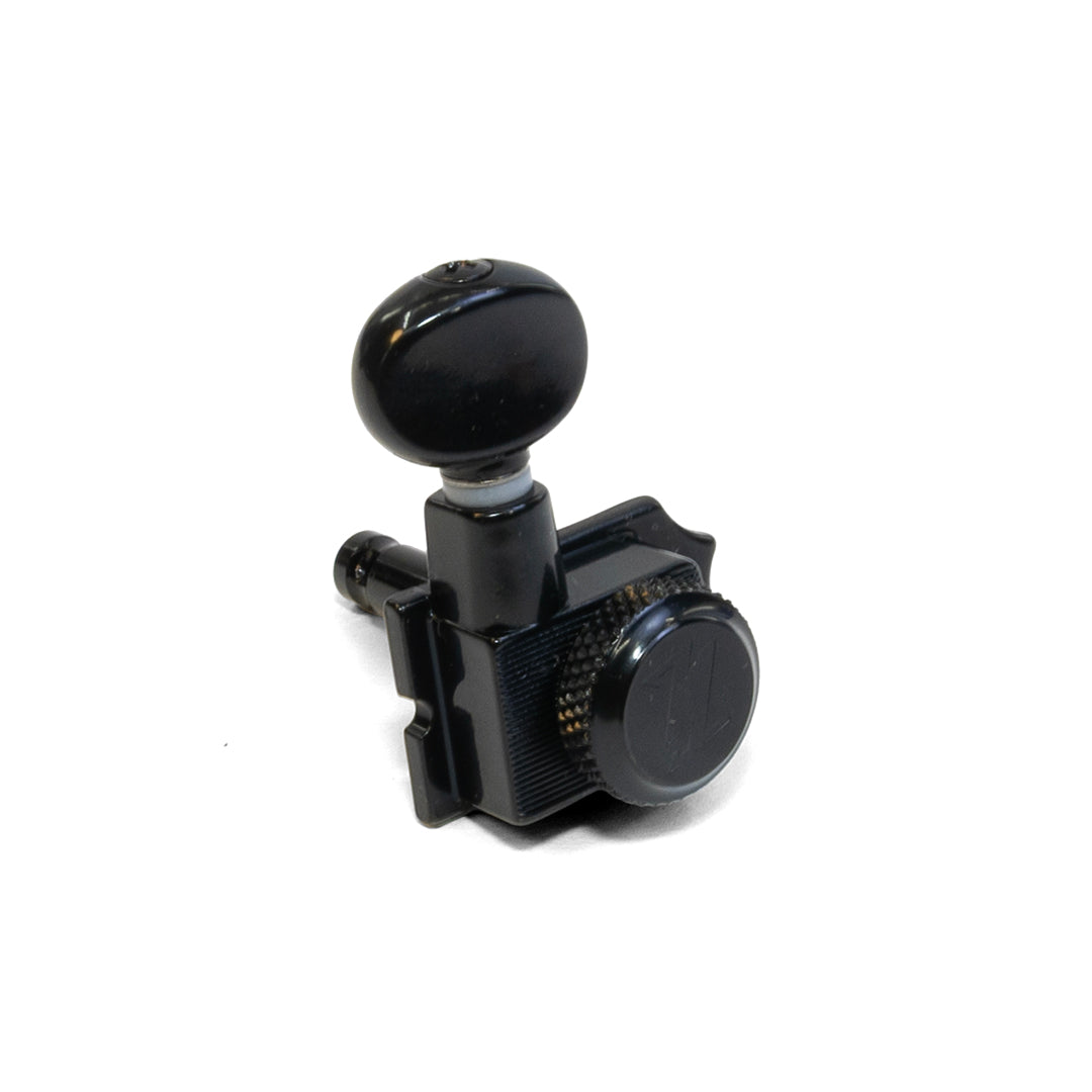 Allparts Top Lock Vin-Mod 6-in-line Locking Tuning Keys  - Locking Wheel - Black