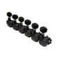 Allparts Top Lock Vin-Mod 6-in-line Locking Tuning Keys - Set - Black
