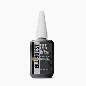 GluBoost Fill N' Finish Finish Black, Pro Formula, flexible, 2 oz.