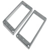 PC-0438 CURVED METAL HUMBUCKING RING SET - Chrome