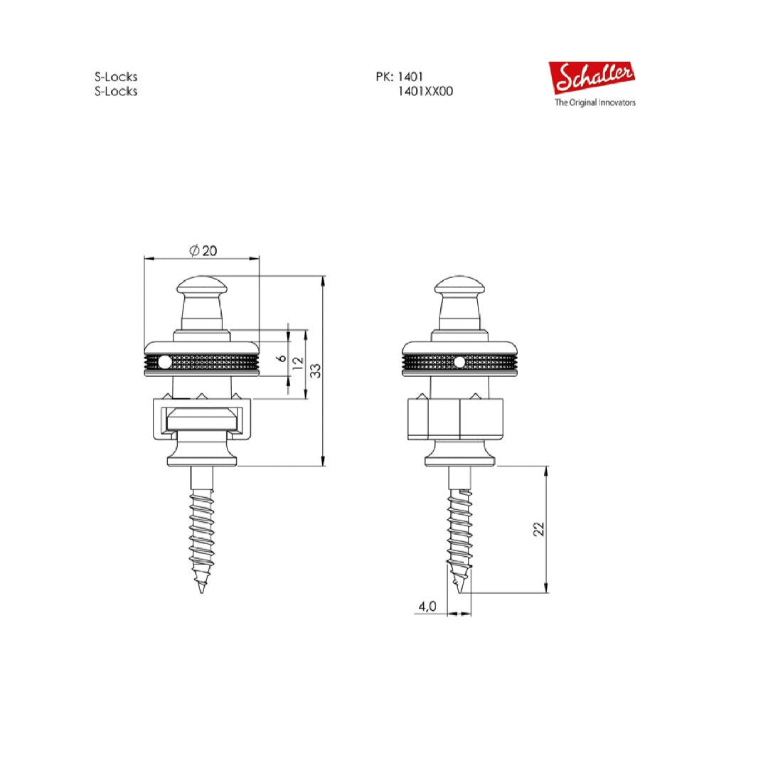 Schaller 445 S-Lock System - Diagram